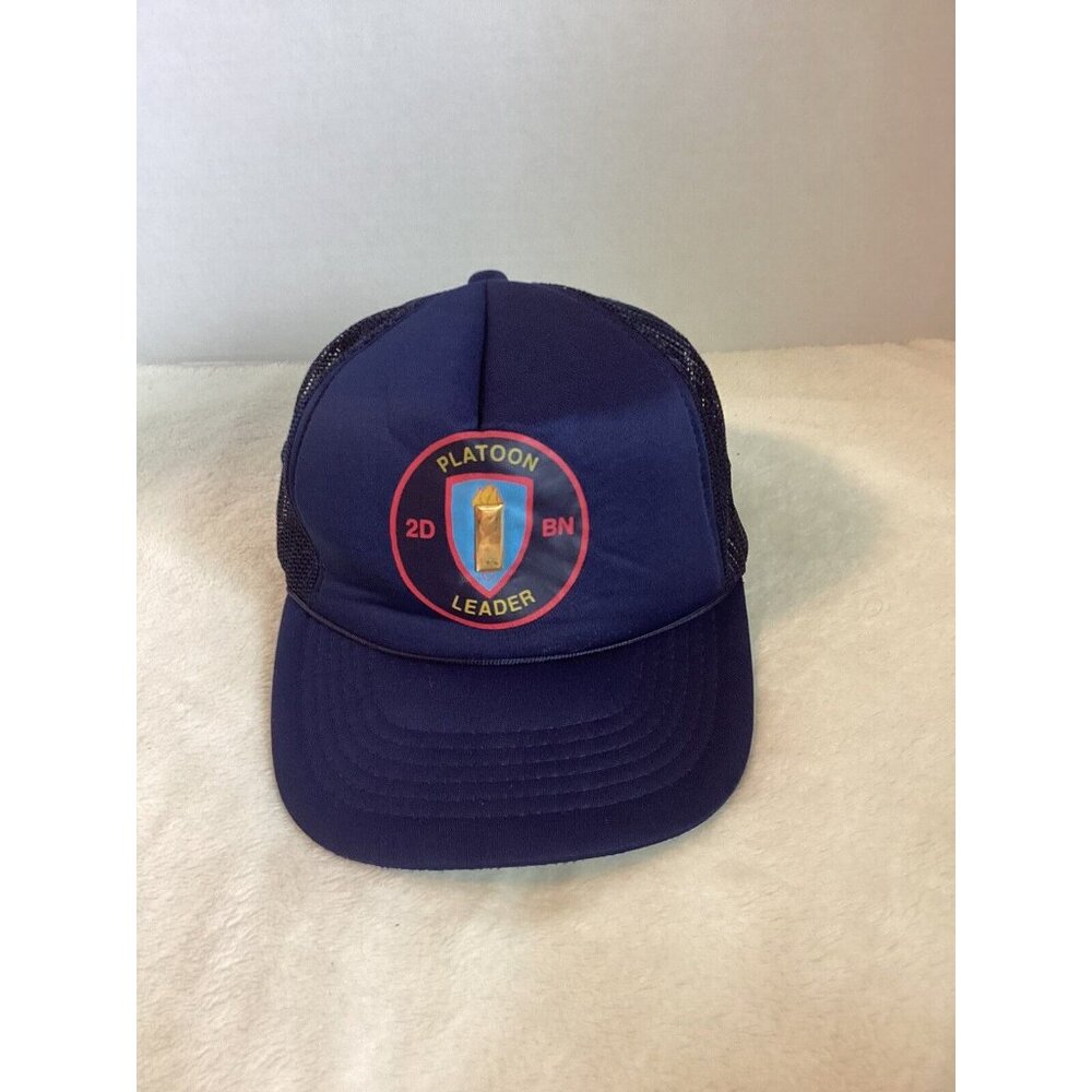 Vintage Platoon Leader 2D BN Truckers Cap RARE YR Headwear SnapBack With Pin - Picture 2 of 5
